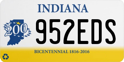 IN license plate 952EDS