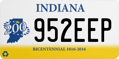 IN license plate 952EEP