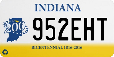 IN license plate 952EHT