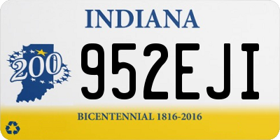 IN license plate 952EJI