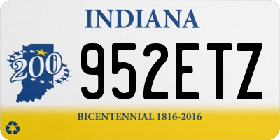 IN license plate 952ETZ