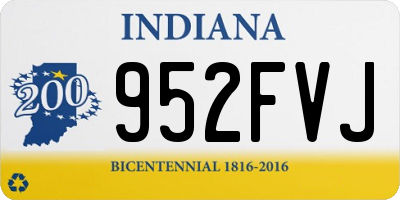 IN license plate 952FVJ