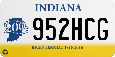 IN license plate 952HCG