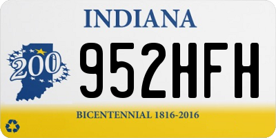 IN license plate 952HFH