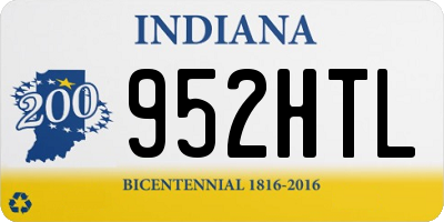 IN license plate 952HTL