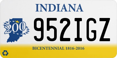 IN license plate 952IGZ