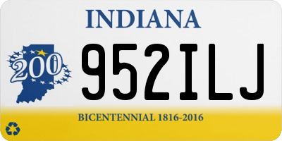 IN license plate 952ILJ