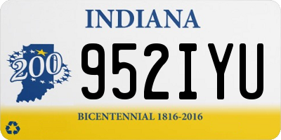 IN license plate 952IYU