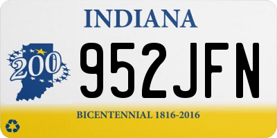 IN license plate 952JFN