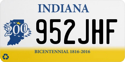 IN license plate 952JHF