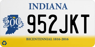IN license plate 952JKT