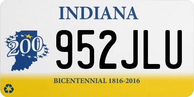 IN license plate 952JLU