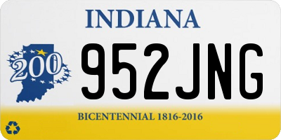 IN license plate 952JNG