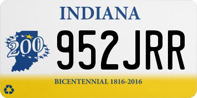 IN license plate 952JRR