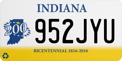 IN license plate 952JYU