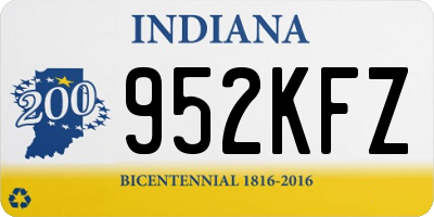 IN license plate 952KFZ
