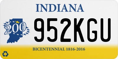 IN license plate 952KGU