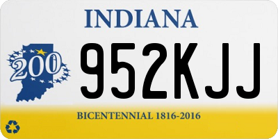 IN license plate 952KJJ