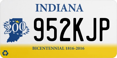 IN license plate 952KJP