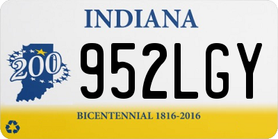 IN license plate 952LGY