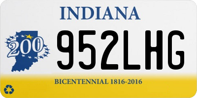 IN license plate 952LHG