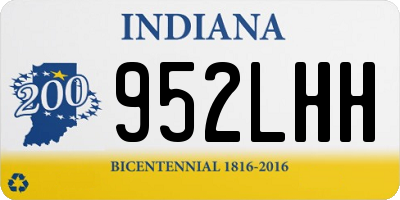 IN license plate 952LHH