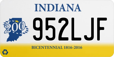 IN license plate 952LJF