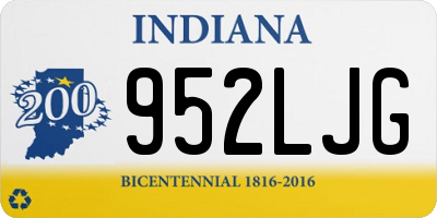 IN license plate 952LJG