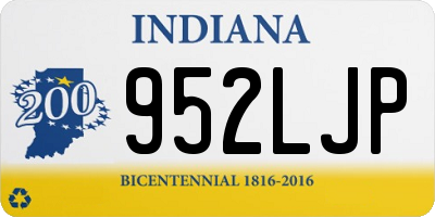 IN license plate 952LJP