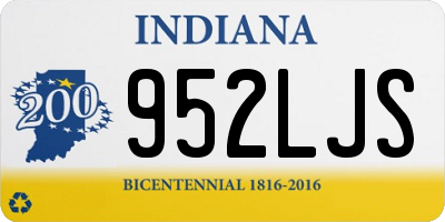 IN license plate 952LJS
