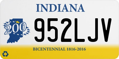 IN license plate 952LJV