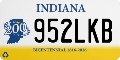 IN license plate 952LKB