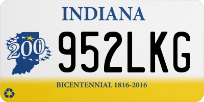 IN license plate 952LKG