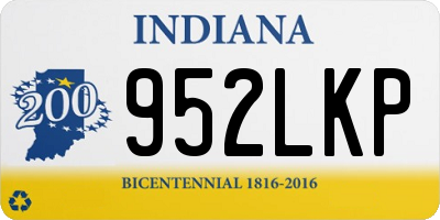 IN license plate 952LKP