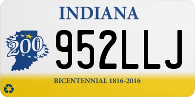 IN license plate 952LLJ