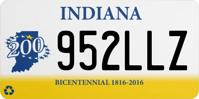 IN license plate 952LLZ