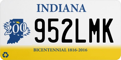 IN license plate 952LMK