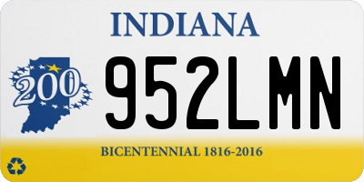 IN license plate 952LMN