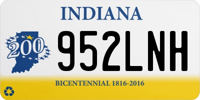IN license plate 952LNH
