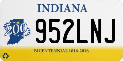 IN license plate 952LNJ