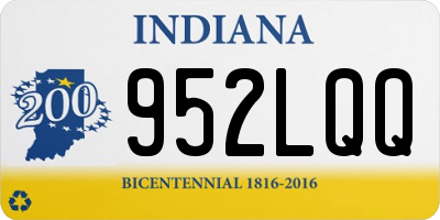 IN license plate 952LQQ