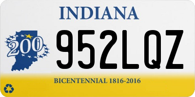 IN license plate 952LQZ