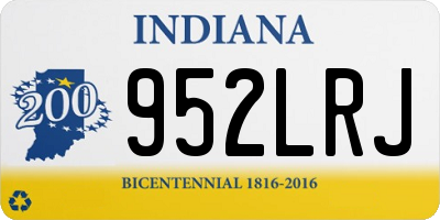IN license plate 952LRJ