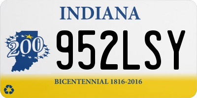 IN license plate 952LSY