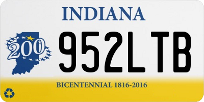 IN license plate 952LTB