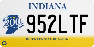 IN license plate 952LTF