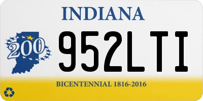 IN license plate 952LTI