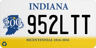 IN license plate 952LTT