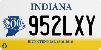 IN license plate 952LXY