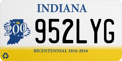 IN license plate 952LYG